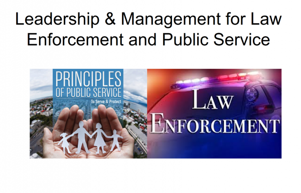 Law Enforcement and Public Service Management Training Course