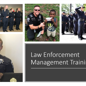 Law enforcement management online training